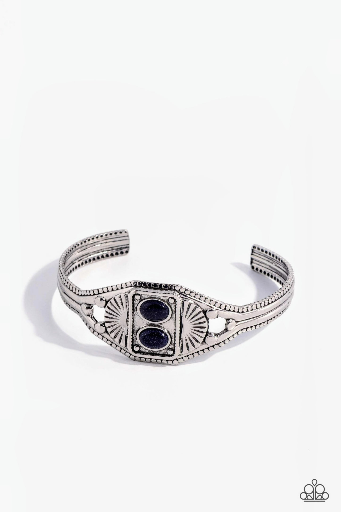 Aztec Allure - Blue Gemstone Bracelet