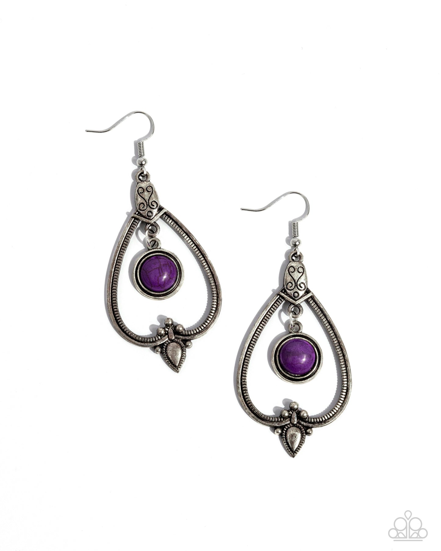 Rocky Mountain Royalty - Purple Stone Teardrop