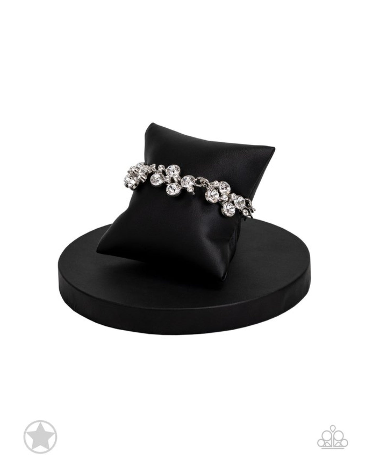Old Hollywood - White Rhinestone Bracelet