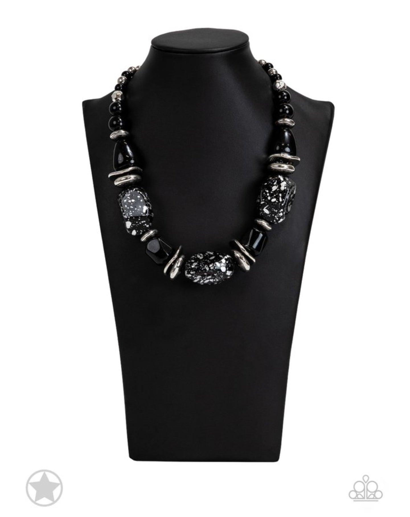 In Good Glazes Black Necklace