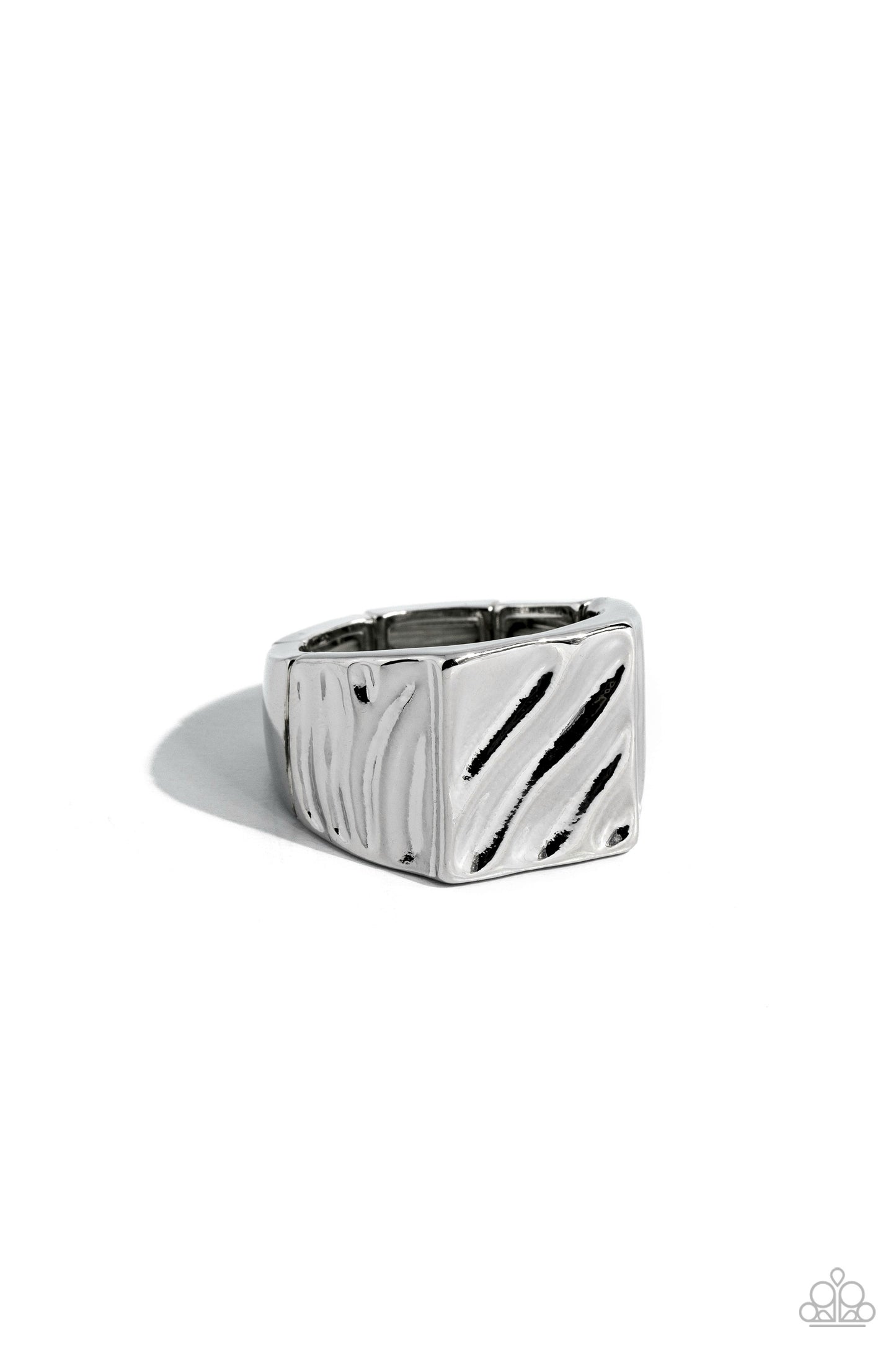 Illusion - Silver Men's Ring