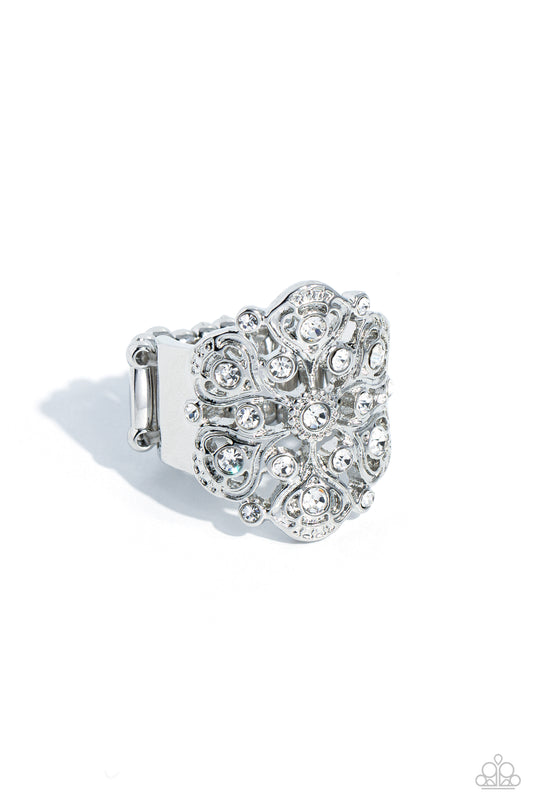 Intricate Influence - White Female Ring