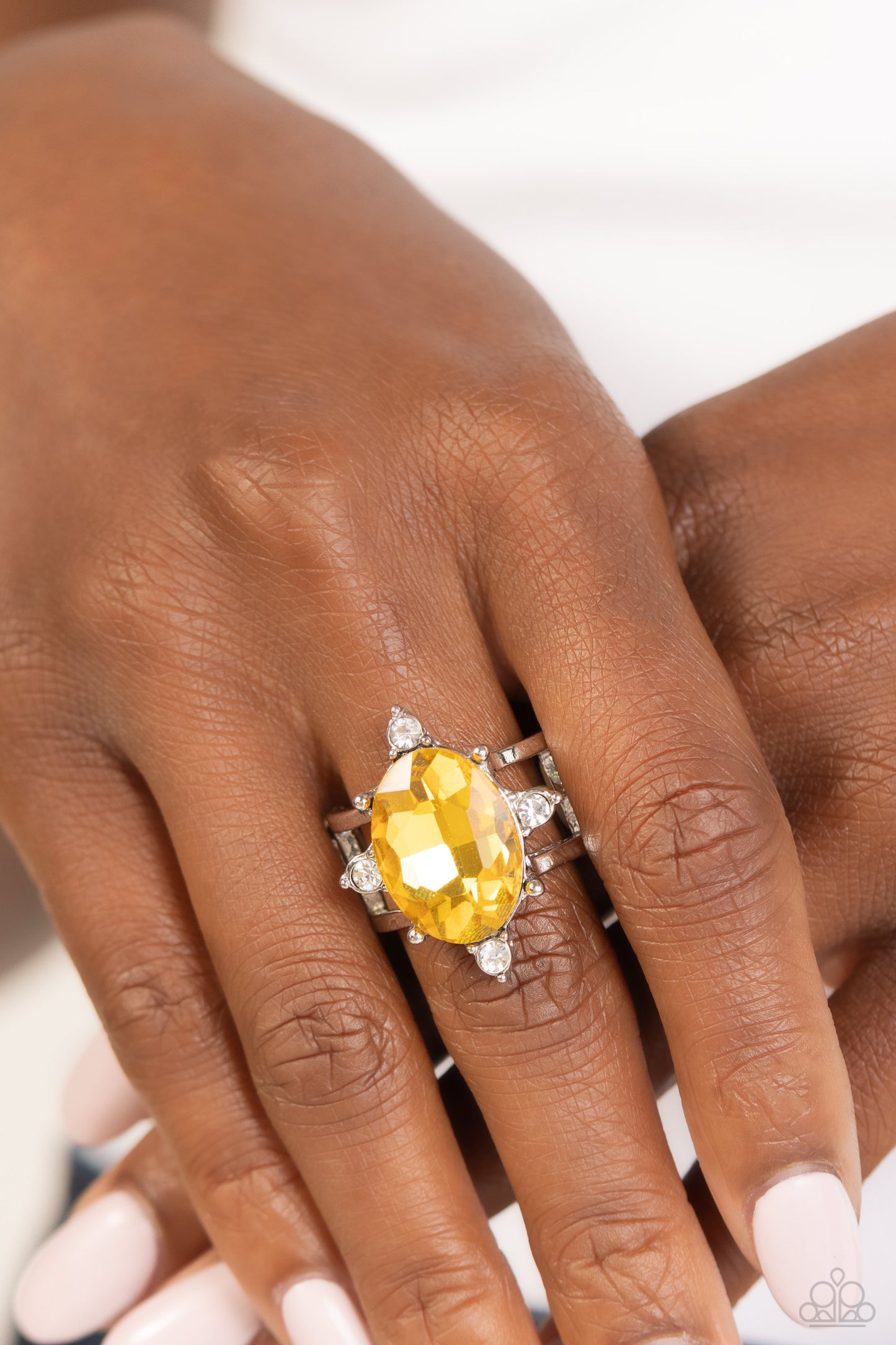 Sensational Sparkle - Yellow Female Ring