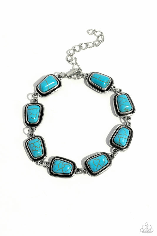 Chasing Canyons - Blue Turquoise Bracelet