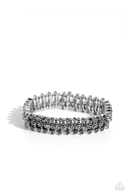 Corporate Confidence - Silver Studded Bracelet