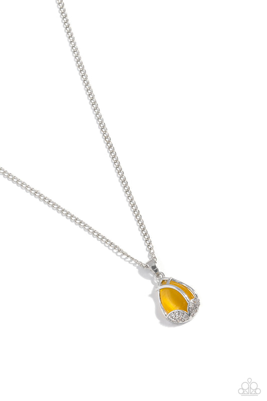 Top-Notch Trinket - Yellow Female Necklace