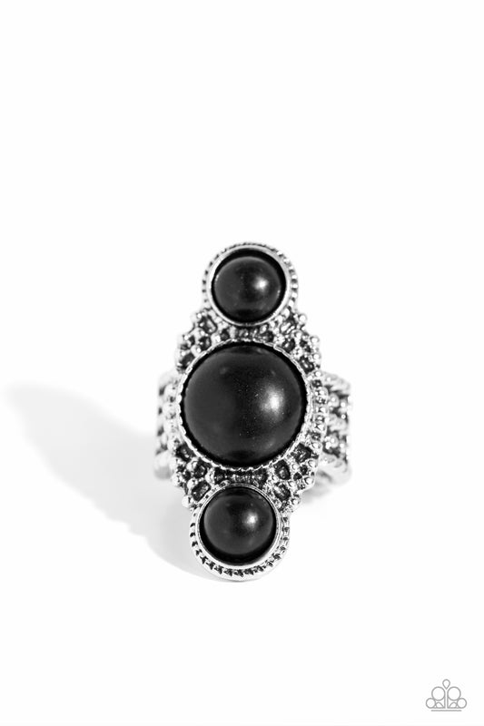 Mountain Mecca - Black Stone Ring