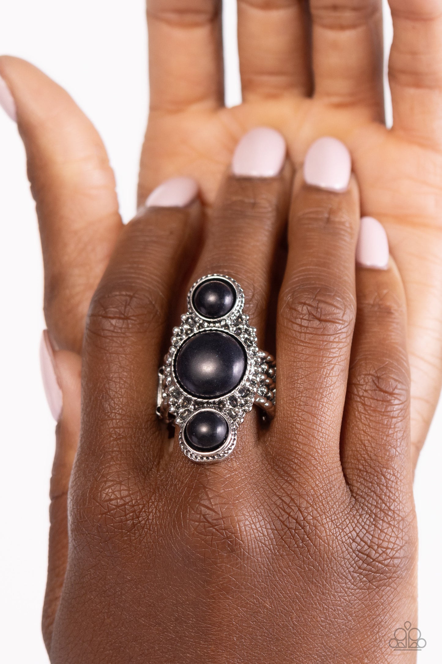 Mountain Mecca - Black Stone Ring