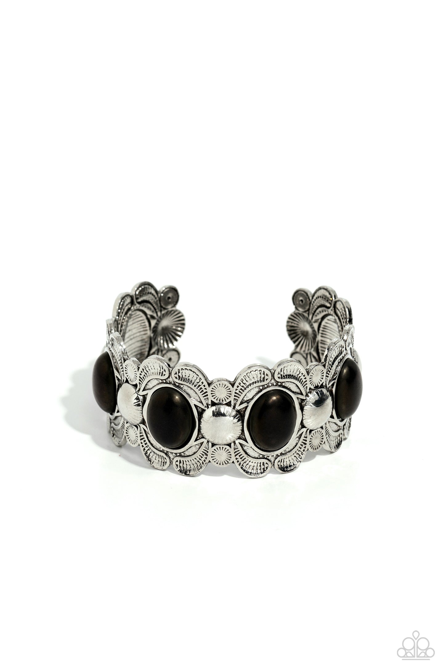 Sandstone Serenade - Black Rhinestone Bracelet