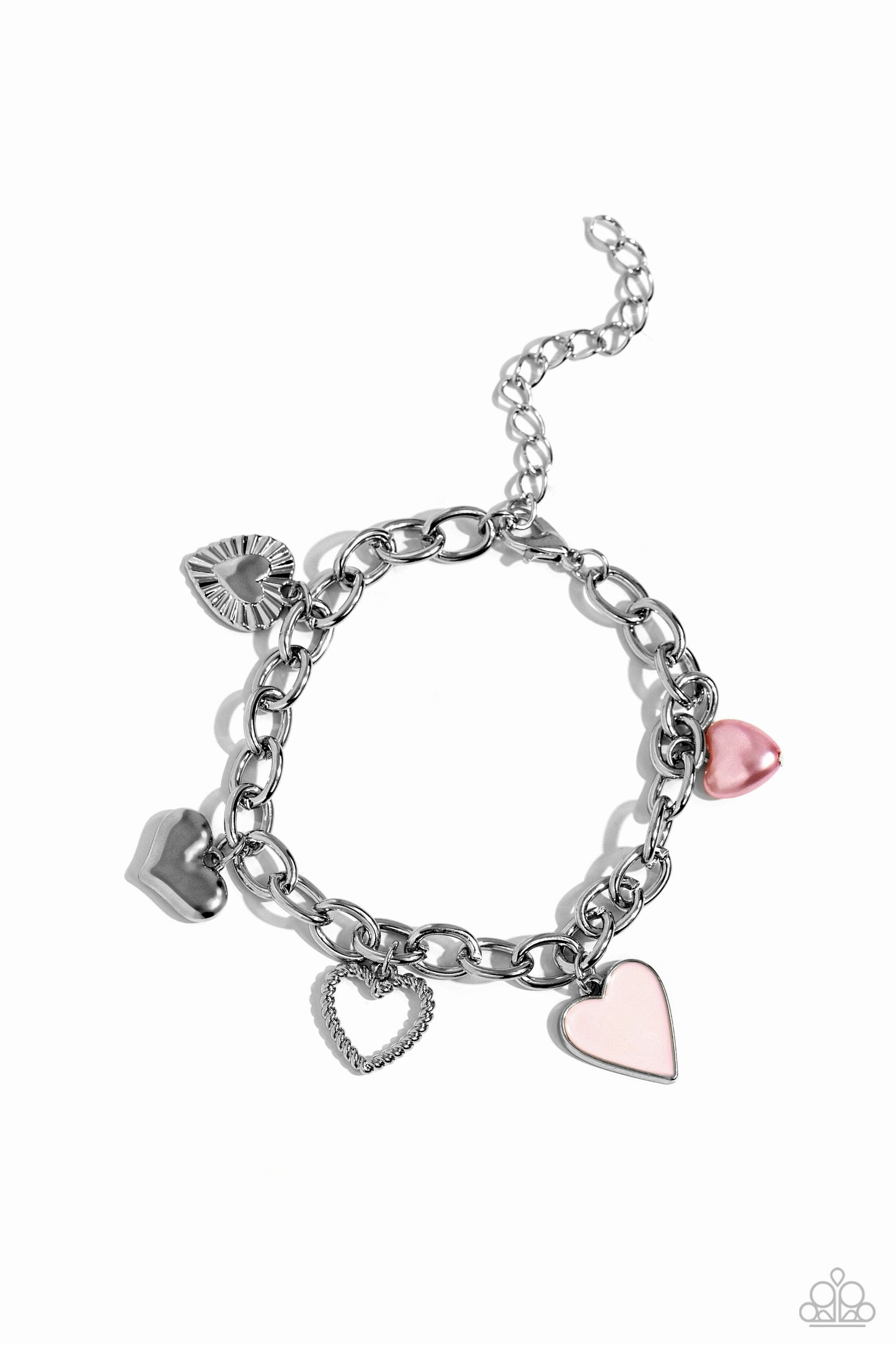 Diverse Dalliance - Pink Charm Bracelet