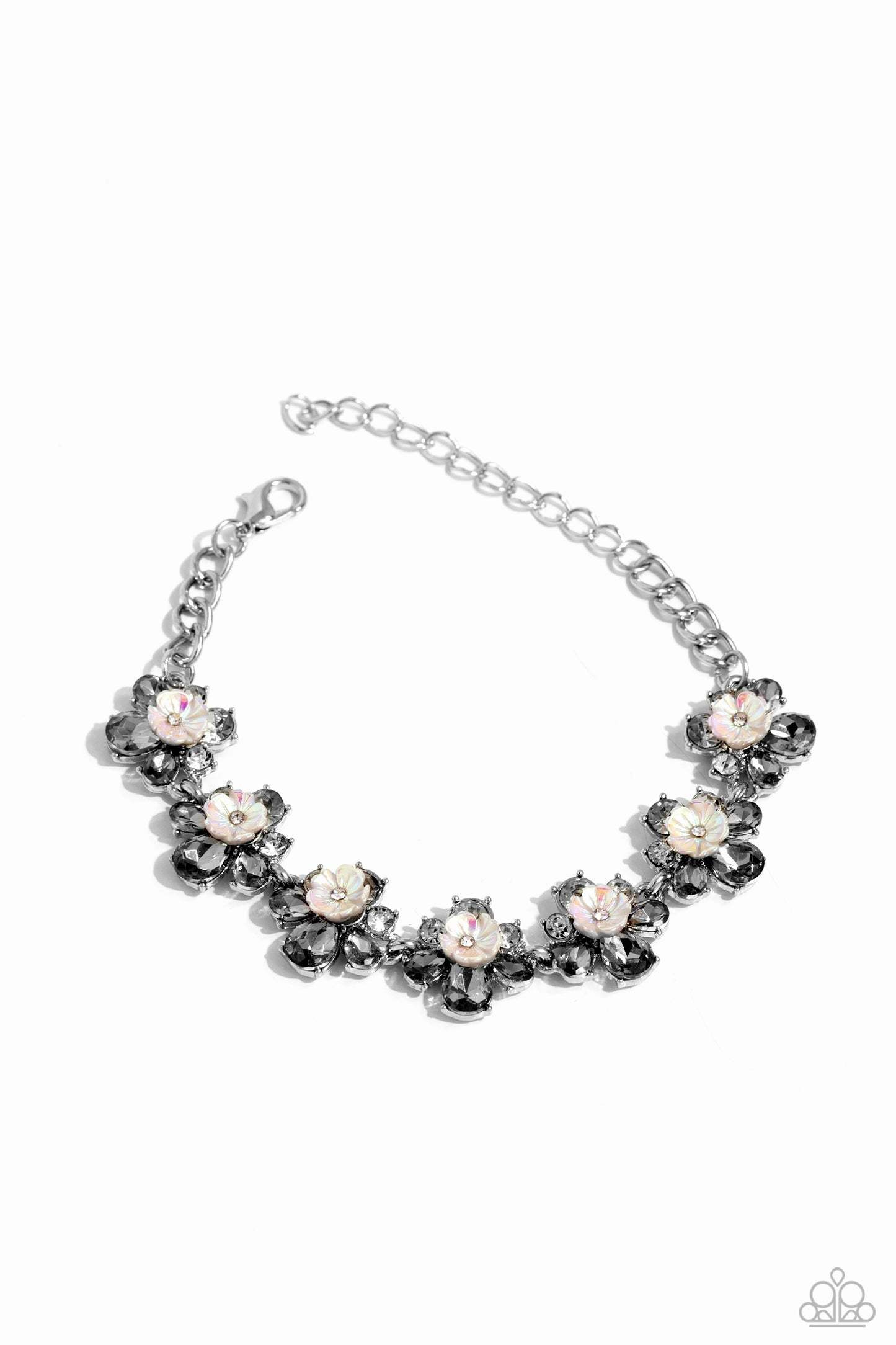 Floral Frenzy - Silver Flower Bracelet