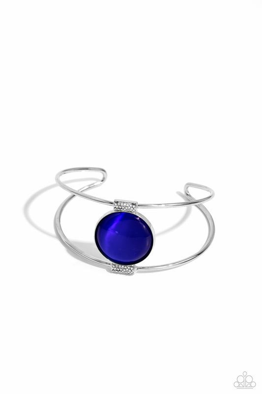 Candescent Cats Eye - Blue Sapphire Bracelet