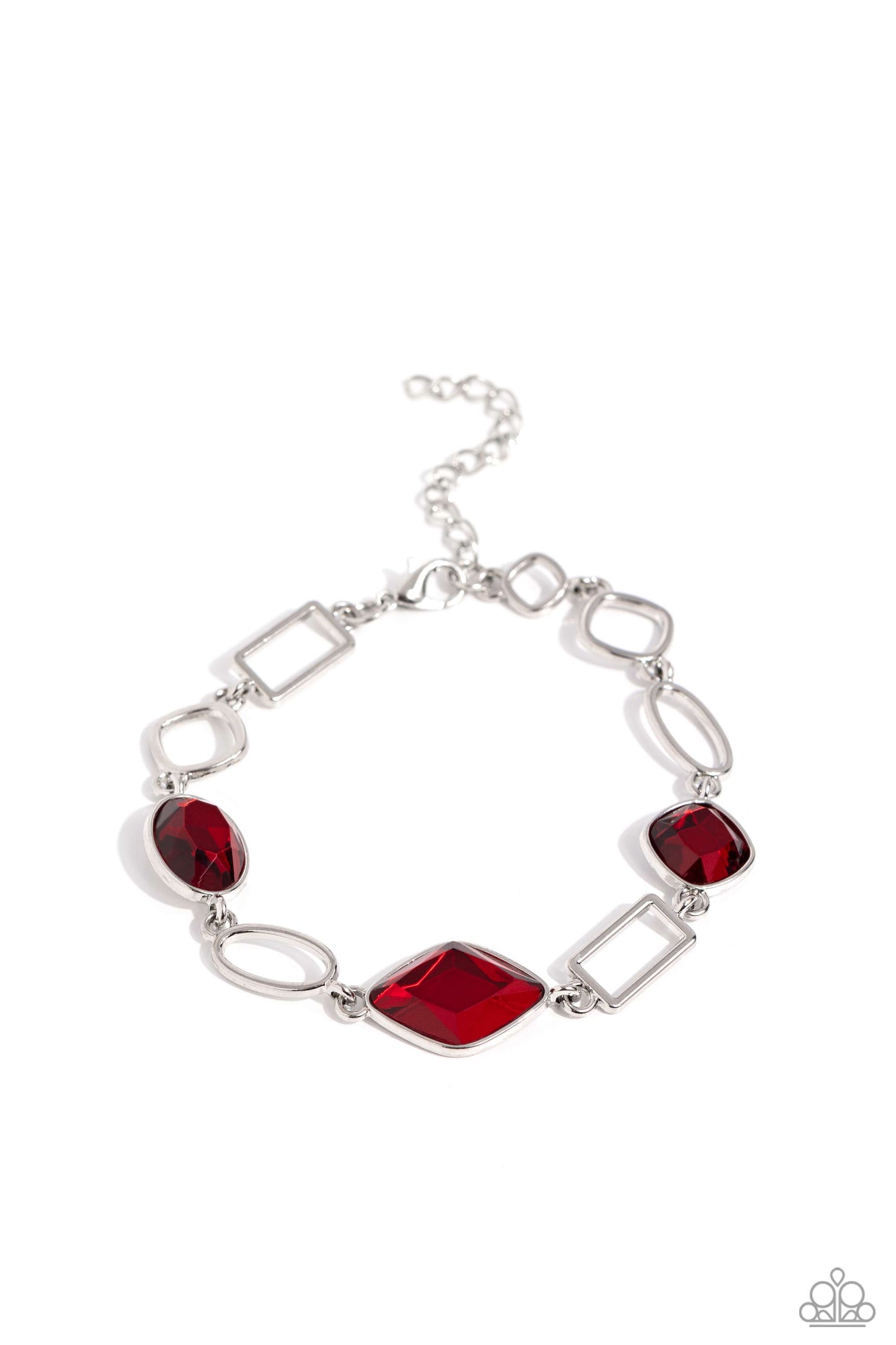 Dazzle for Days - Red Gemstone Bracelet
