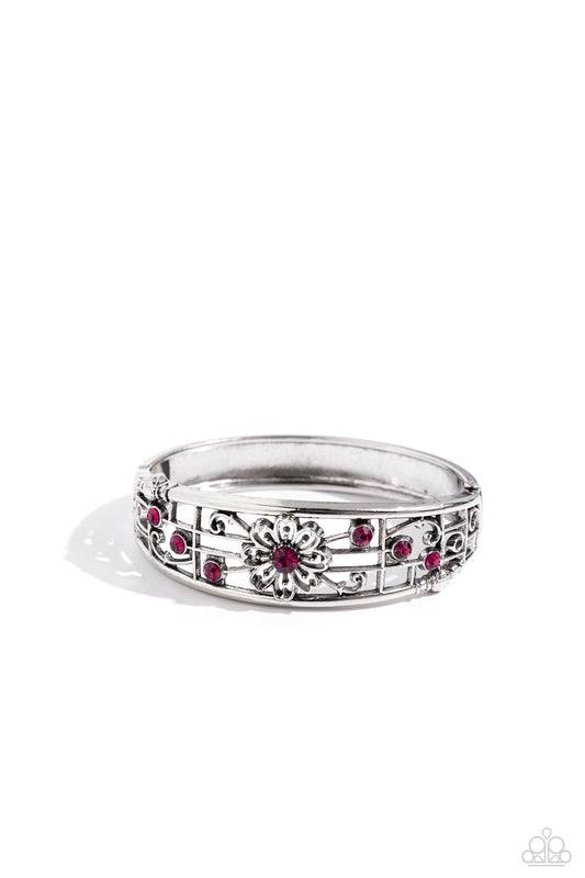 Prairie Musical - Pink Floral Bracelet