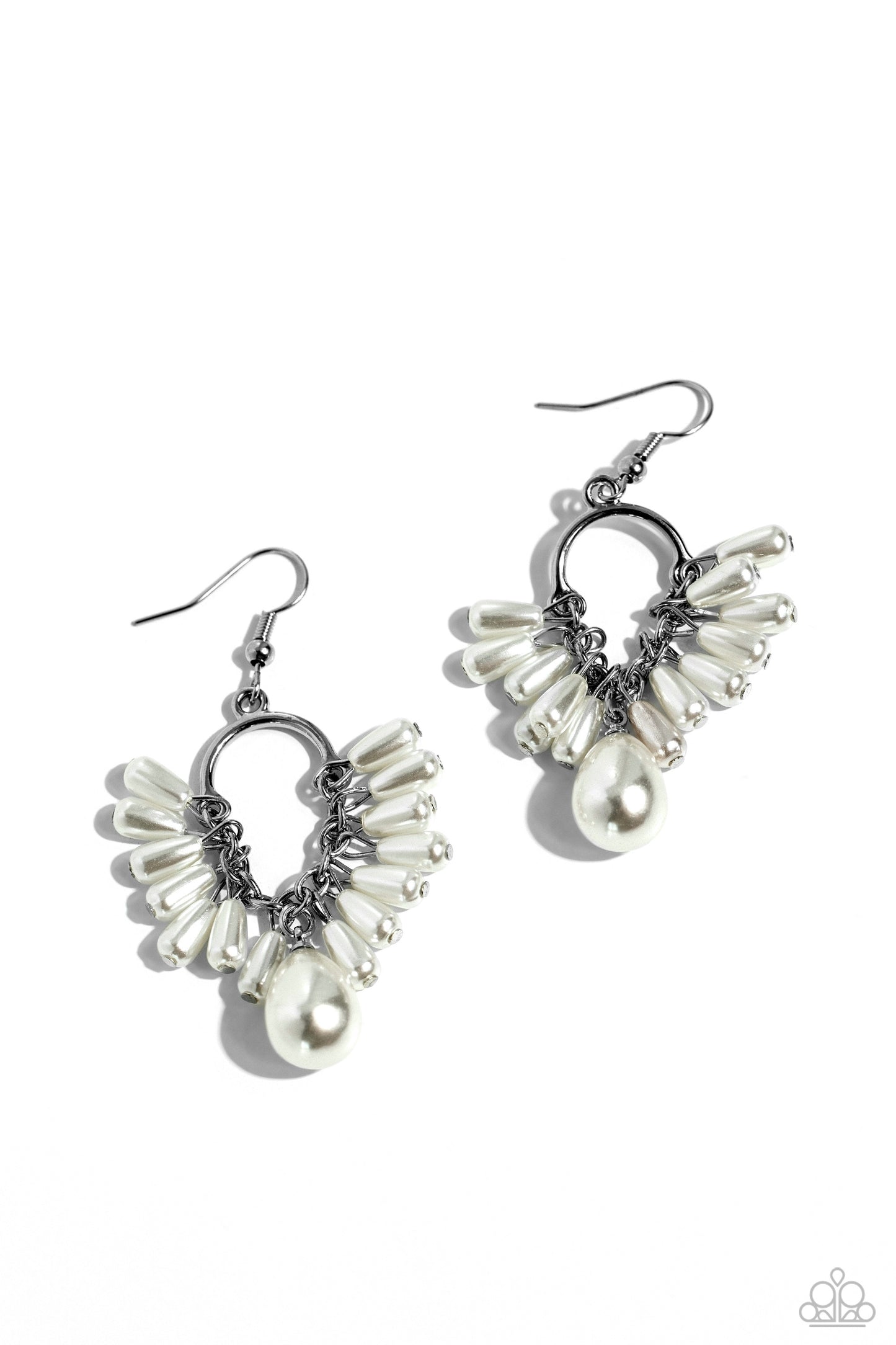 Ahoy There! - White Pearl Earrings