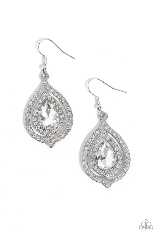 Lets GLOW, Girls! - White Female Earrings
