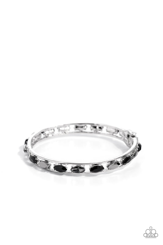 The Gem Genie - Black Marquise-Cut Bracelet