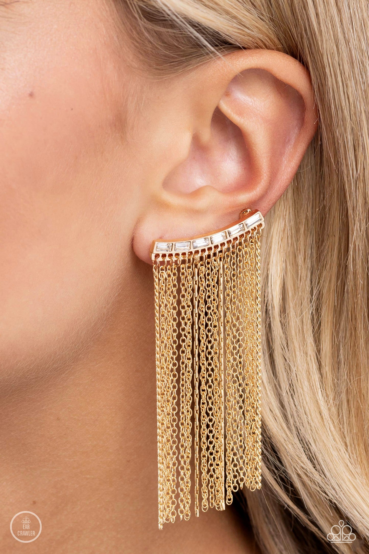 Feuding Fringe - Gold Fringed Earrings