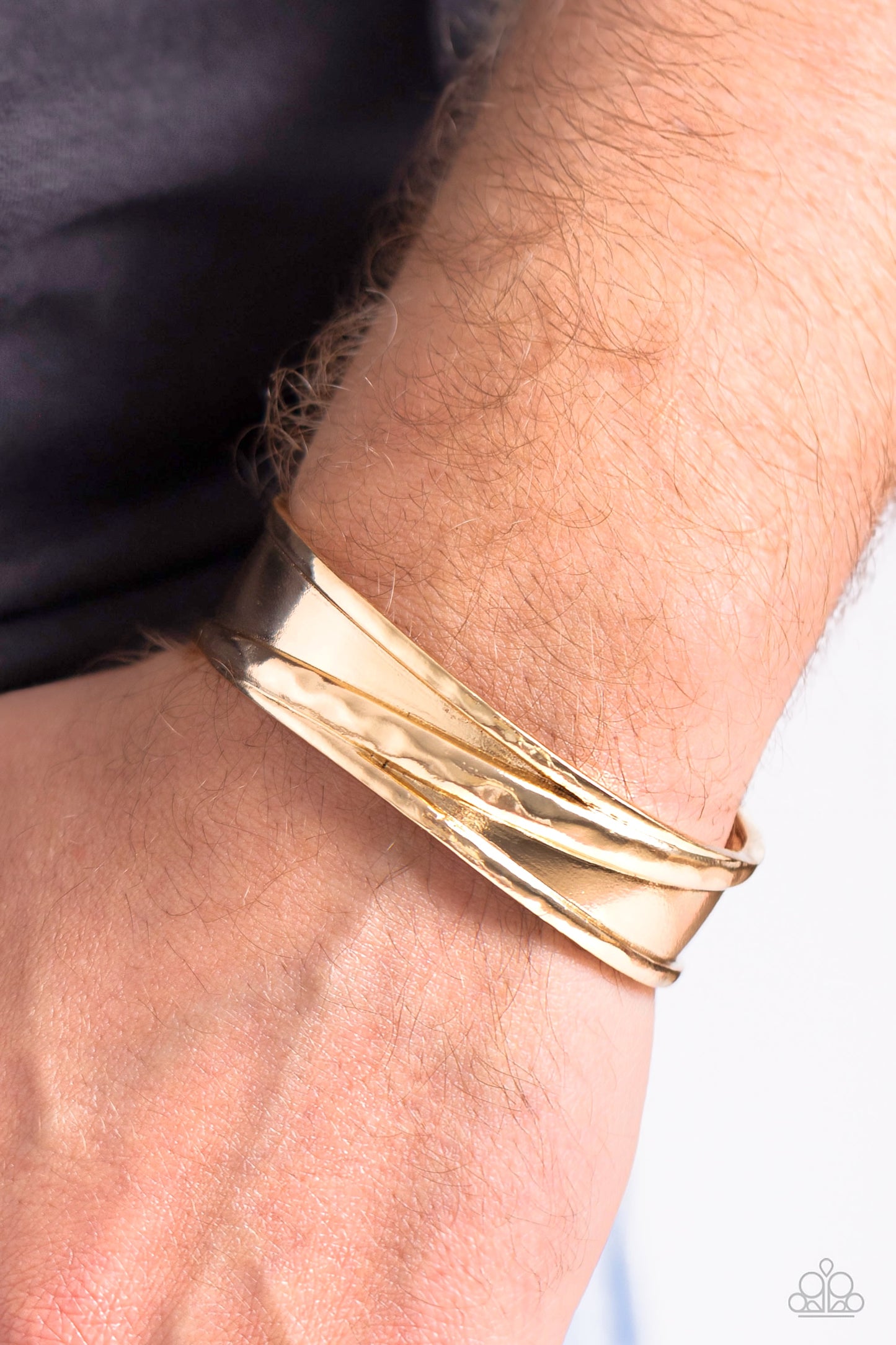 Real Slick - Gold Cuff Men's Bracelet