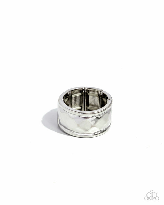 Warm Ups - Silver Men's Band Ring