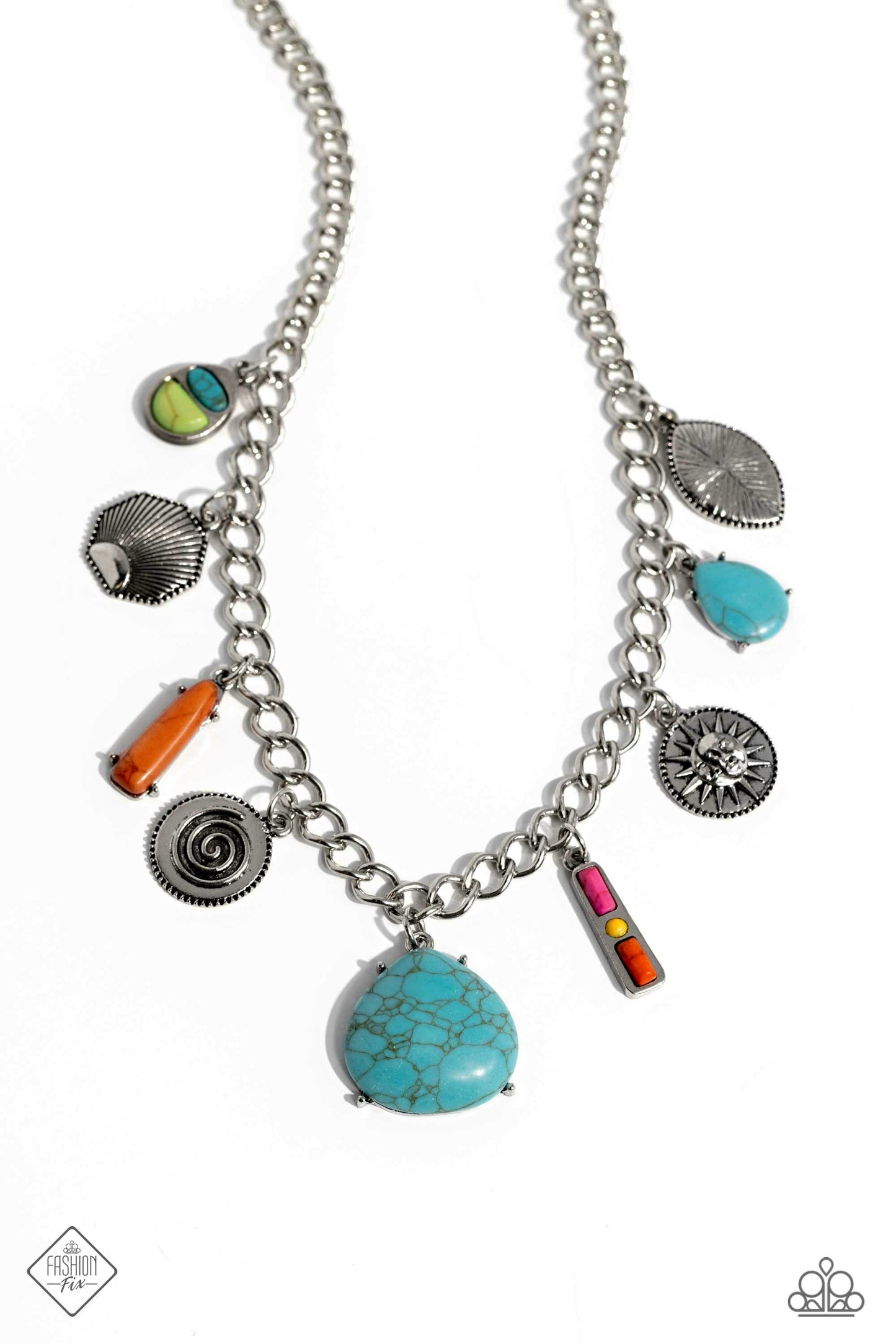 Desert Getaway - Multi Charm Necklace