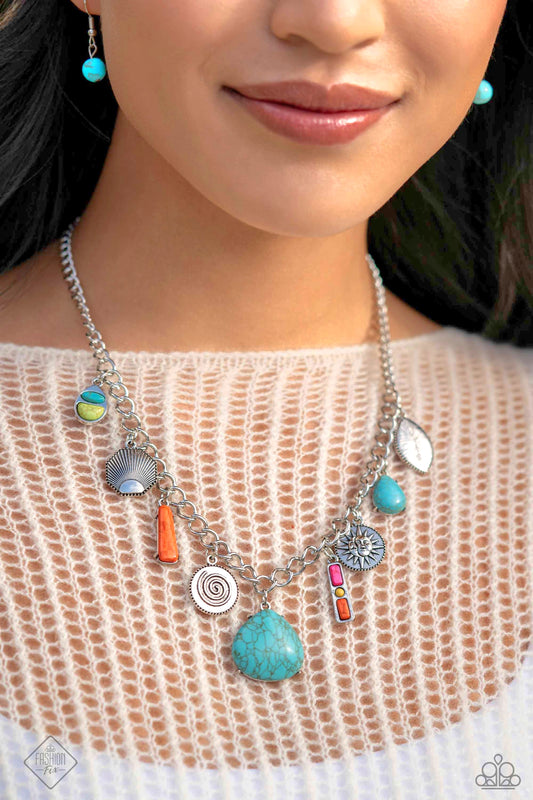 Desert Getaway - Multi Charm Necklace