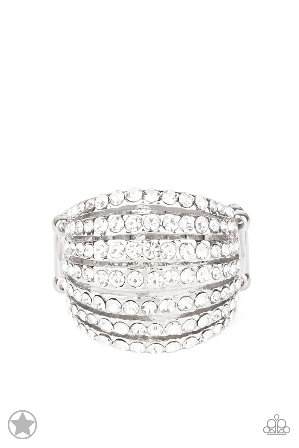 Blinding Brilliance - White Female Ring