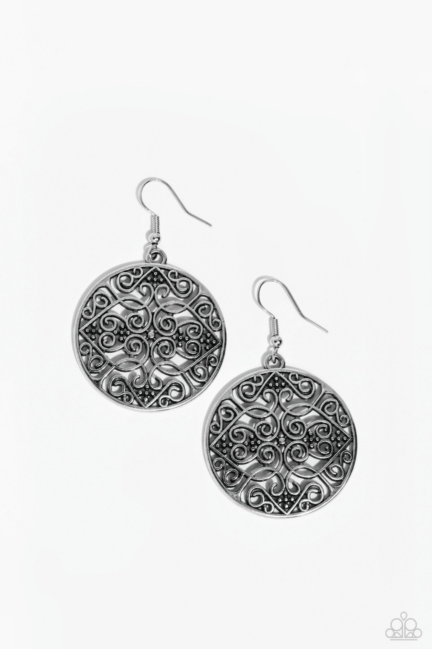 Dubai Décor - Silver Earrings