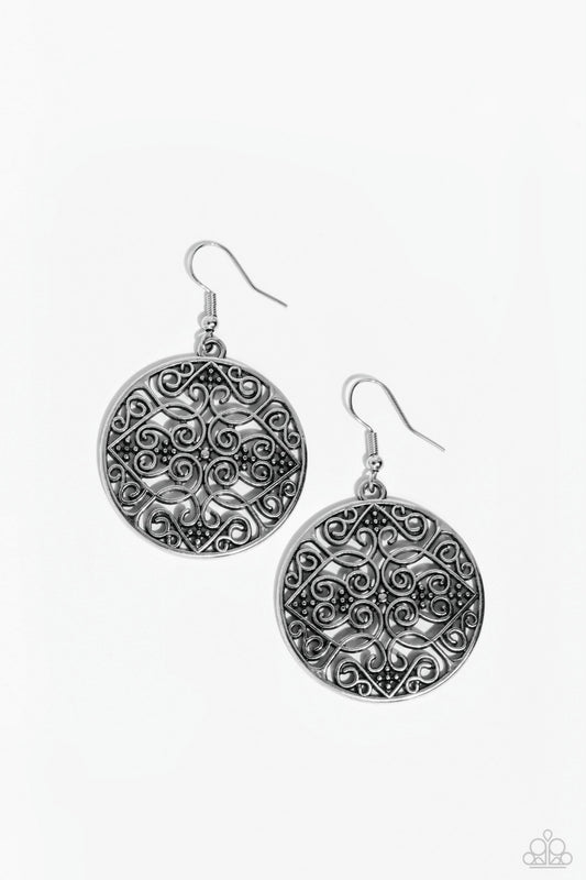 Dubai Décor - Silver Earrings