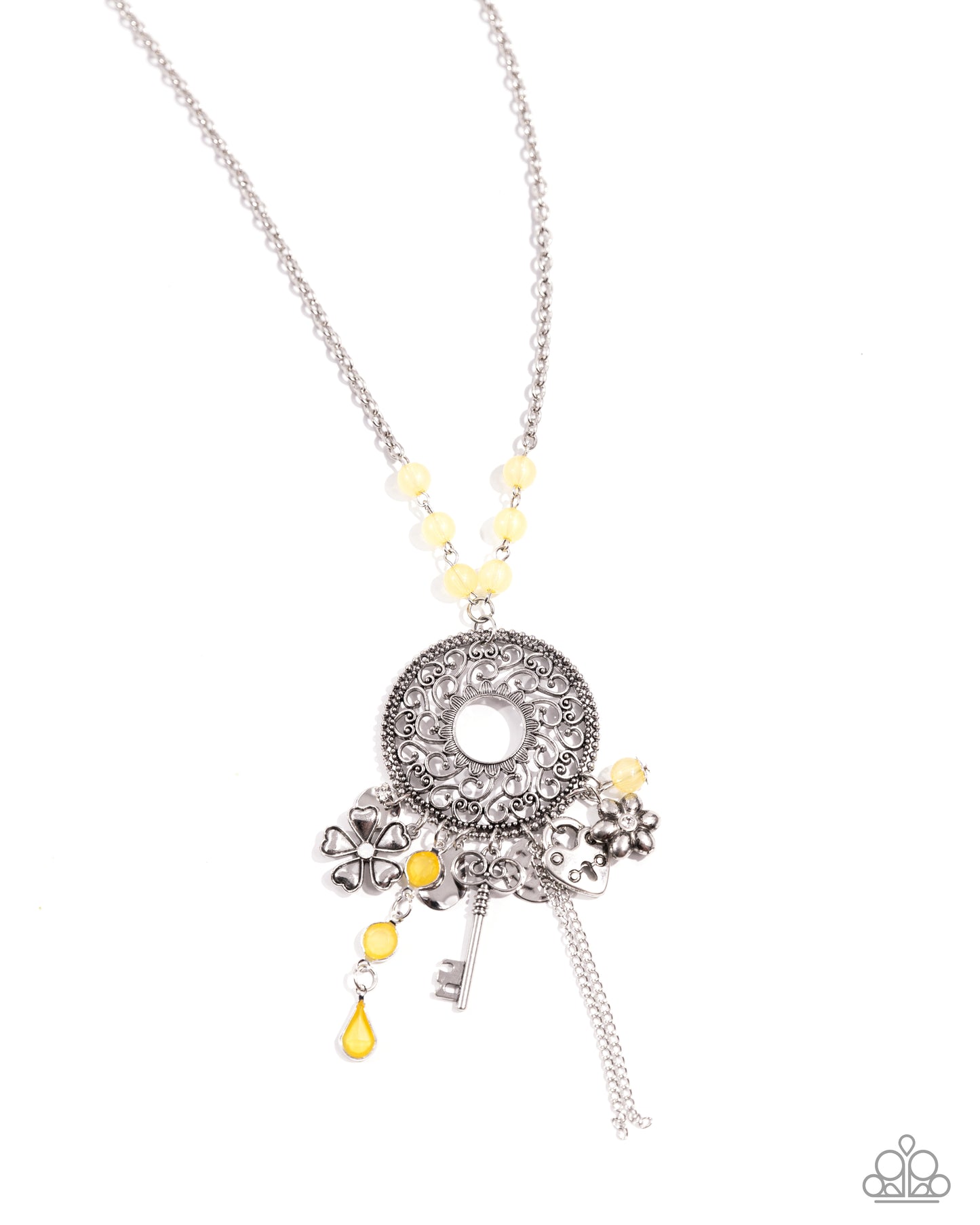 Making Memories - Yellow Beaded Necklace