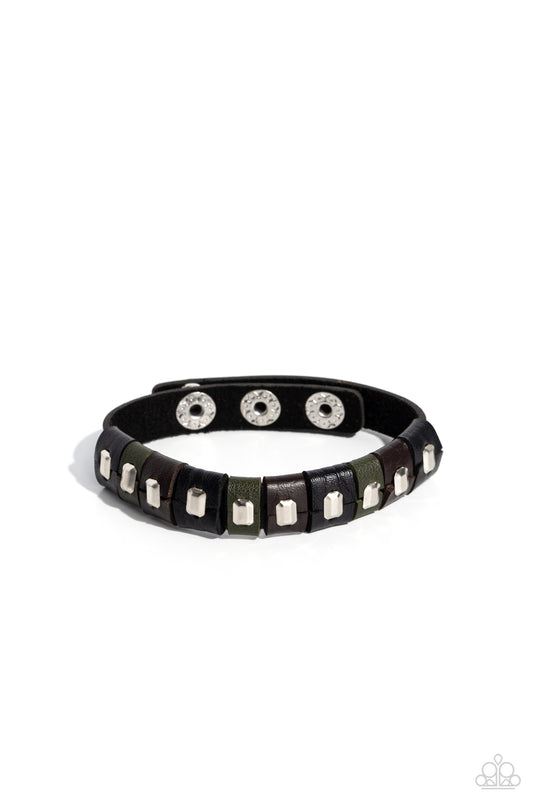 Unabashedly Urban - Men Bracelet Black