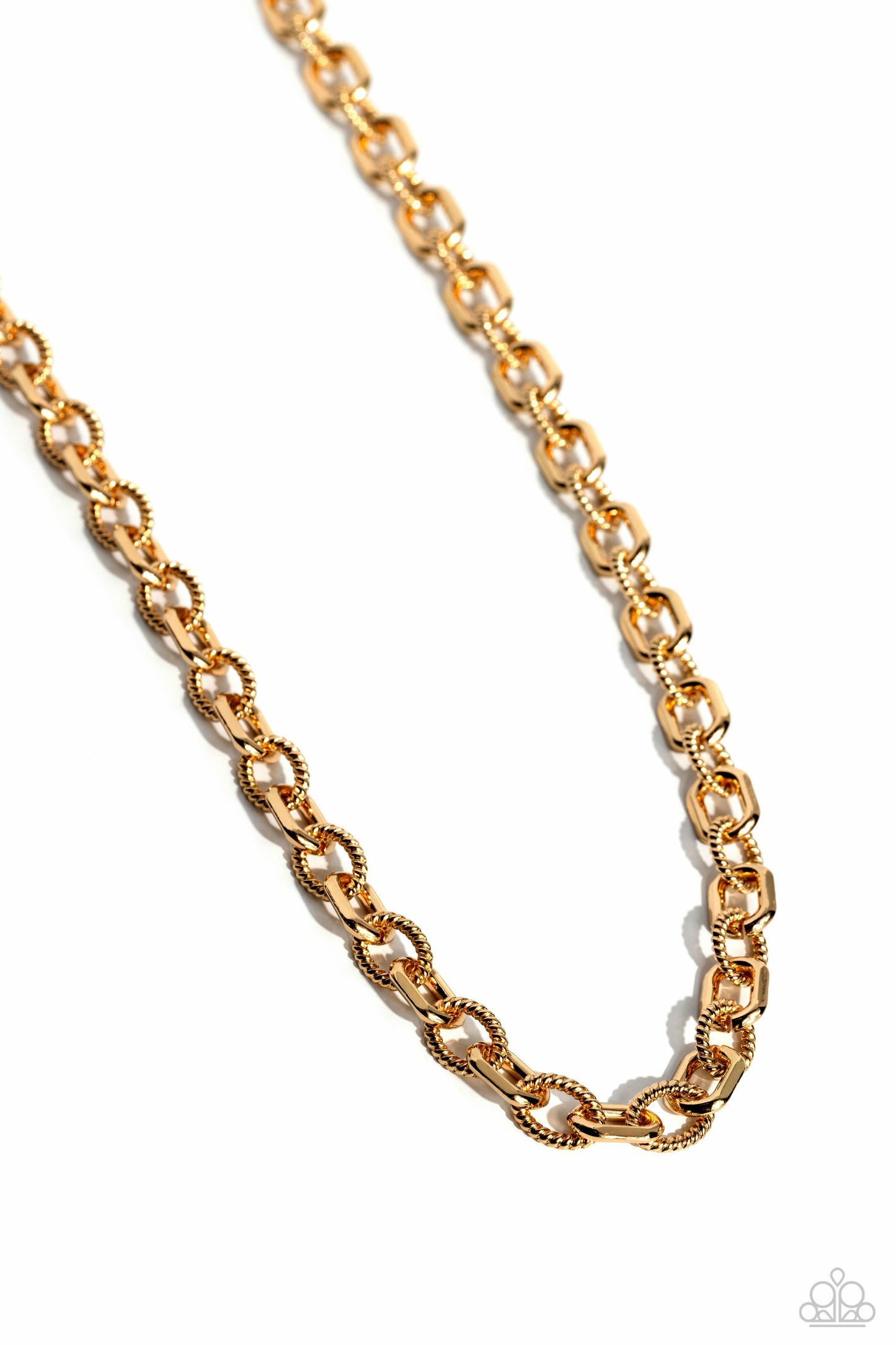 Modern Motorhead - Gold Link Necklace