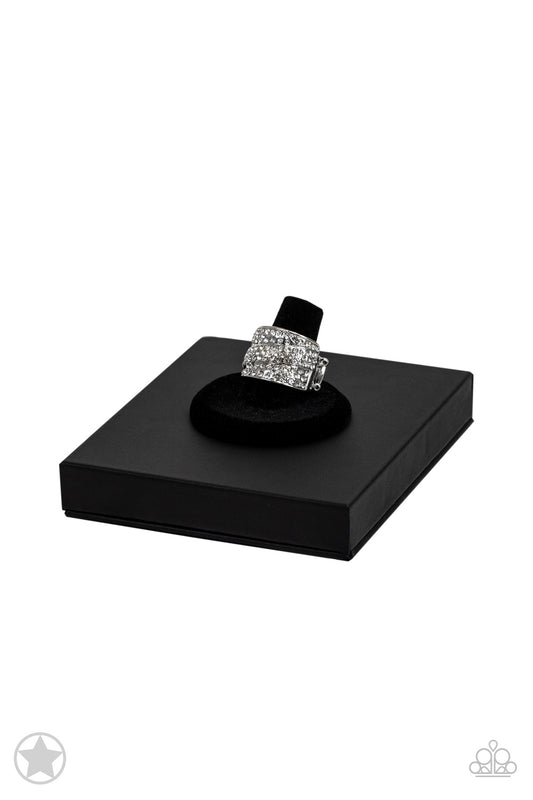 The Millionaires Club - White Rhinestone Ring