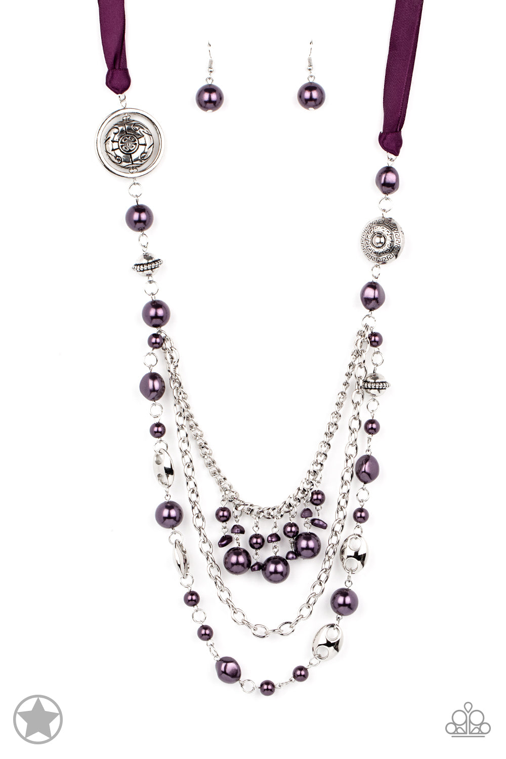 All The Trimmings - Purple Female Necklace