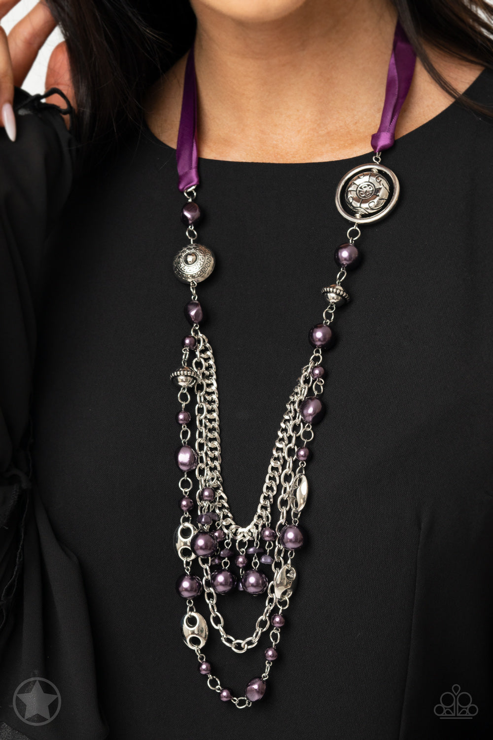 All The Trimmings - Purple Female Necklace