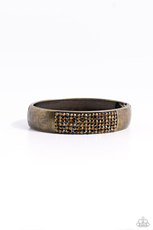 Record-Breaking Bling - Brass Bangle Bracelet