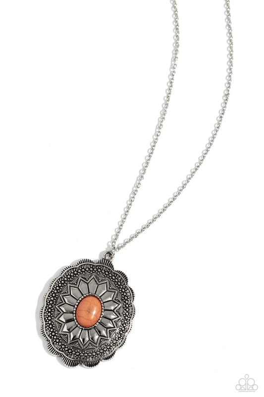 Mojave Mirage - Orange Necklace