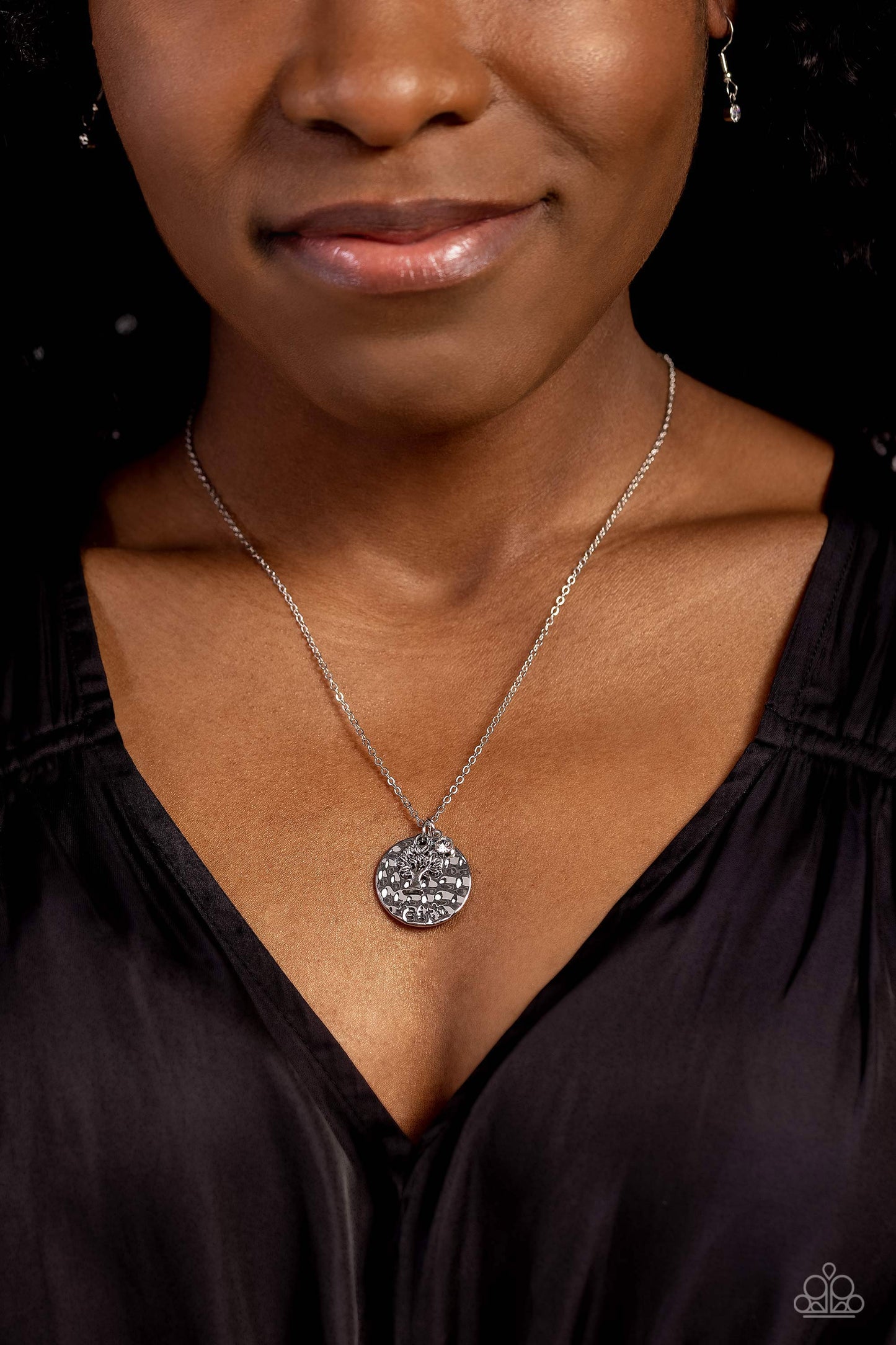 Flourishing Faith - White Silver Chain