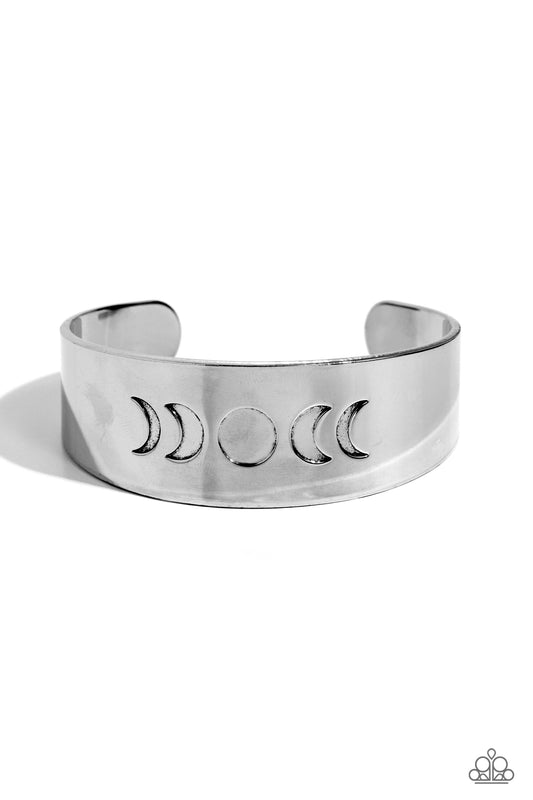 Lunar Effect - Silver Cuff Bracelet