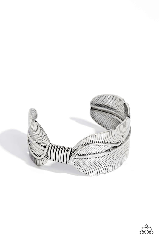 Quill Quencher - Silver Leaf Bracelet