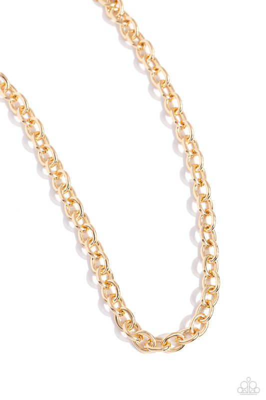 Things Have CHAIN-ged - Gold Chain Necklace