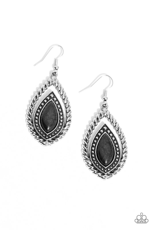 Twisted Trailblazer - Black Teardrop Stone