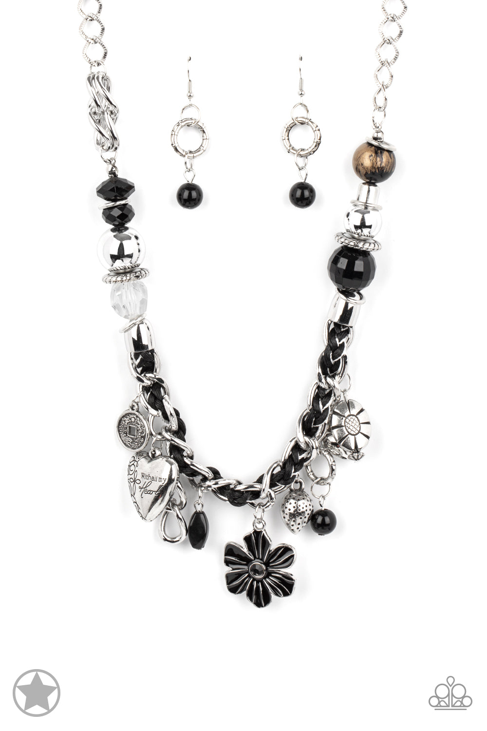 Charmed, I Am Sure - Black Female Necklace