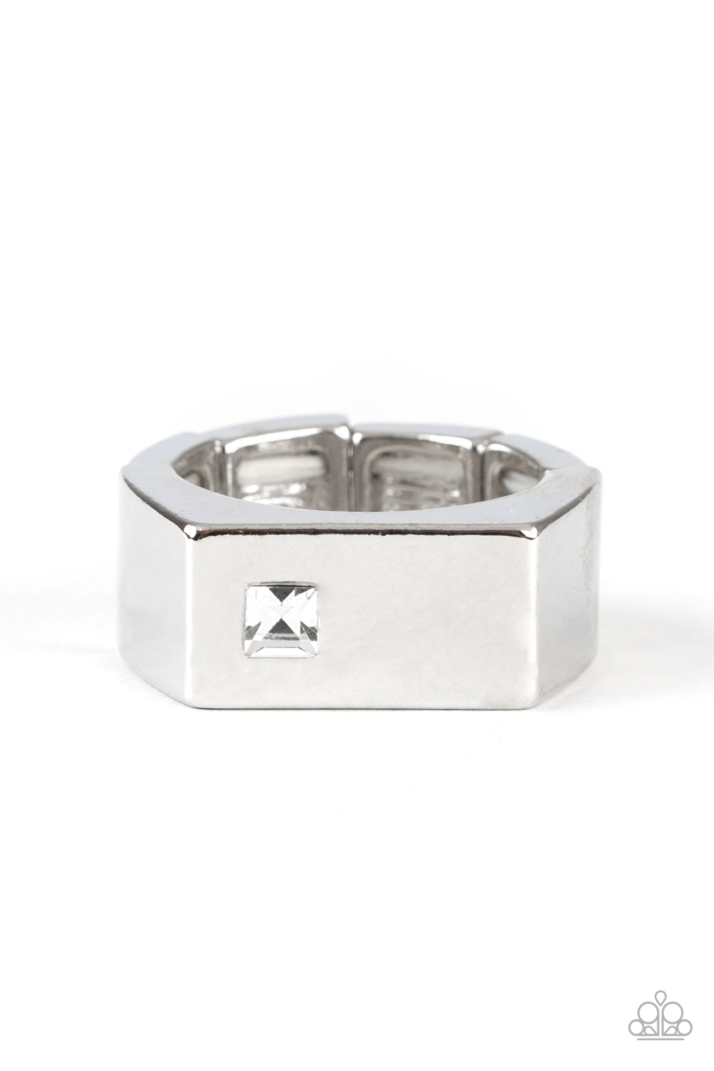 Steadfast - White Men's Ring