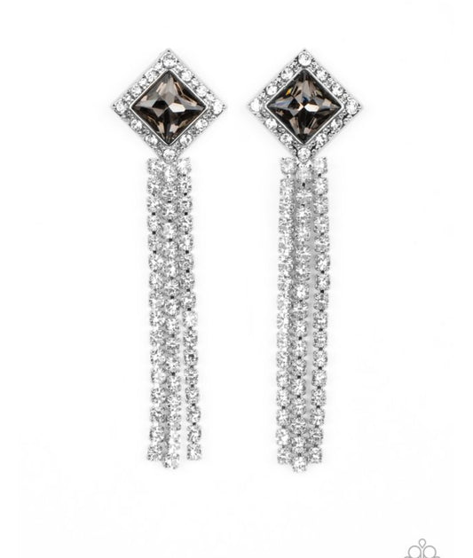 Seasonal Sparkle - Silver Square-cut Rhinestone