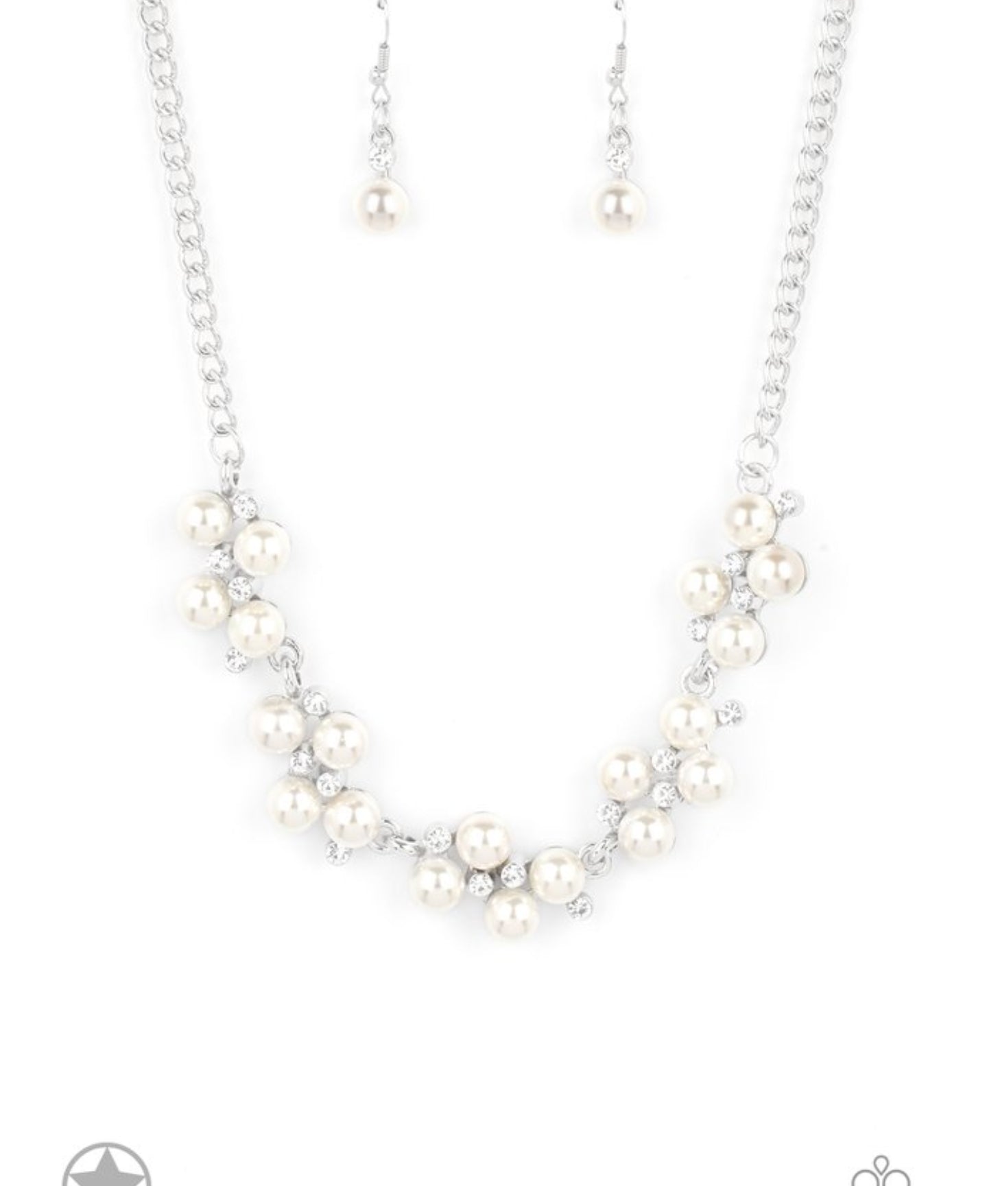 Love Story - Shimmery White Pearl Necklace
