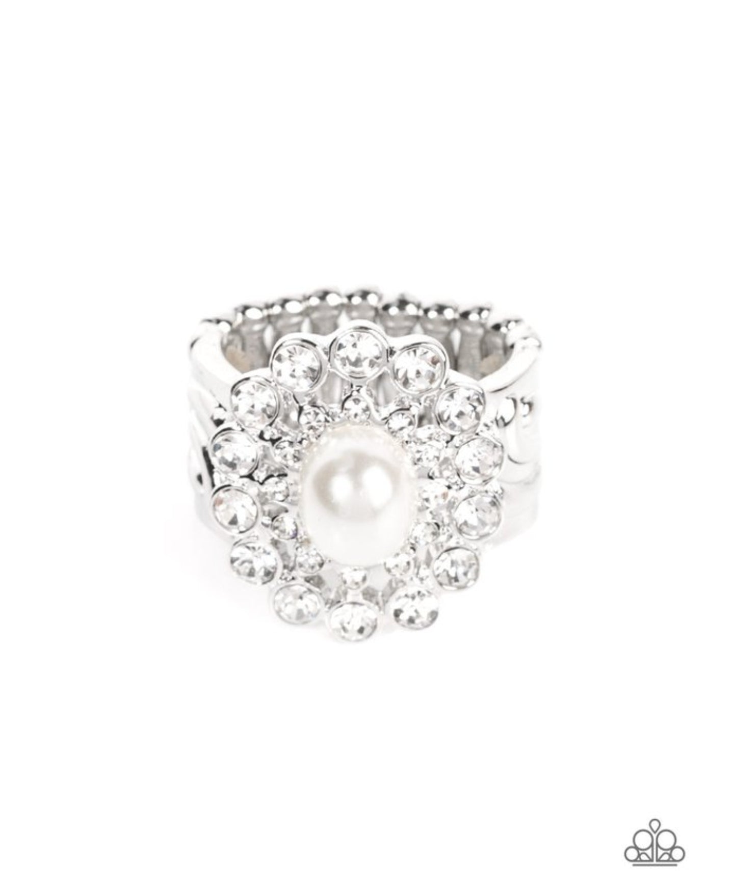 A-list Admirer - White Female Ring