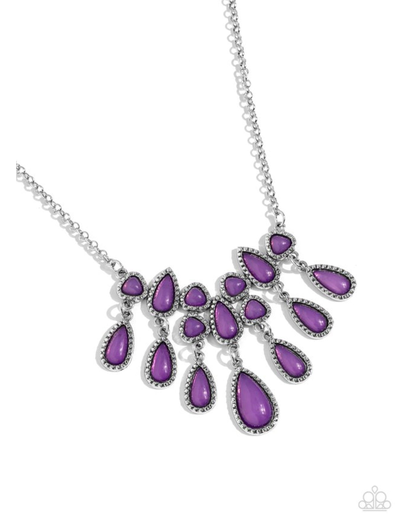 Exceptionally Ethereal - Purple Necklace