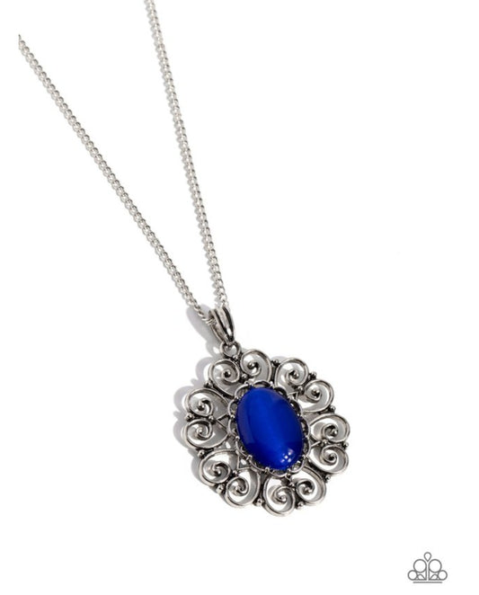 Sentimental Sabbatical - Blue Female Necklace