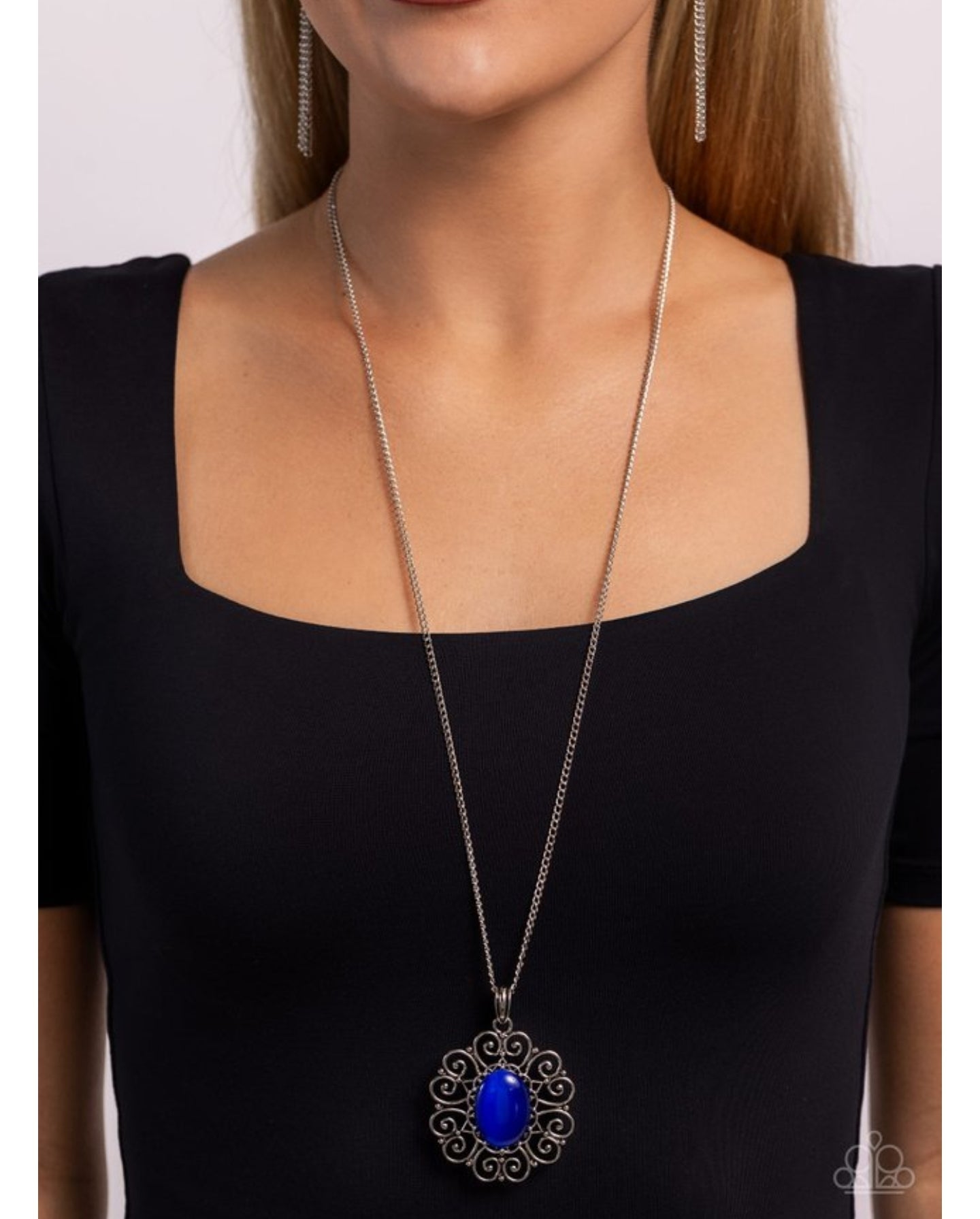 Sentimental Sabbatical - Blue Female Necklace